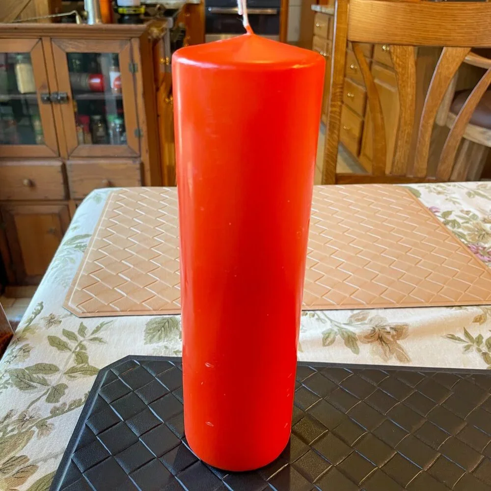 Richland Red Pillar Candle 9